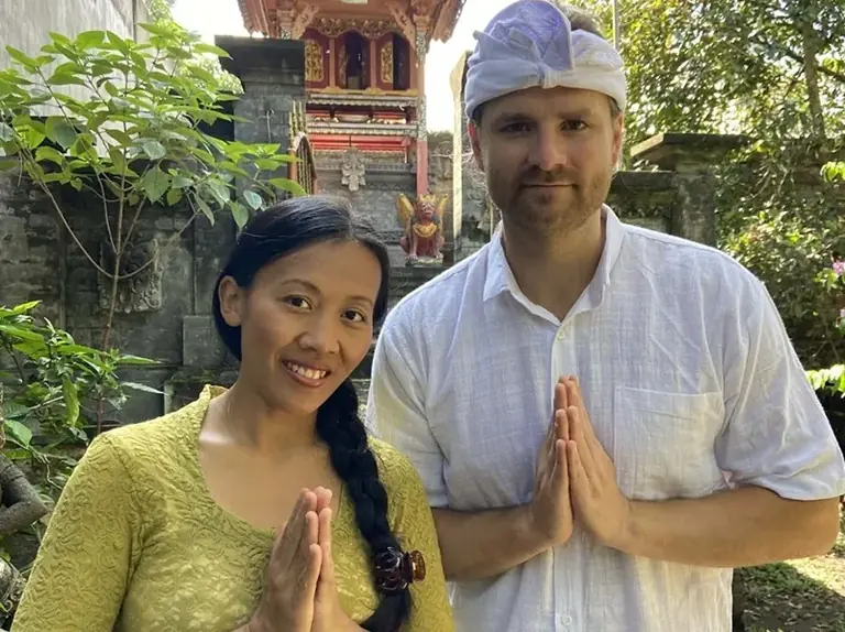 Yani and Ondrej, founders of Bali Villa Hunter