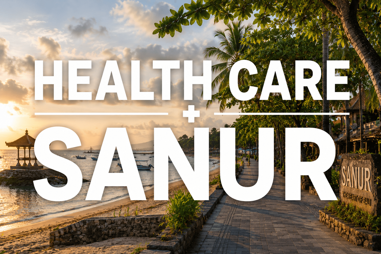 Healthcare infrastructure around Sanur, Bali